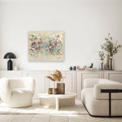 La Joie de Danse - Abstract Floral Earth Tone Painting