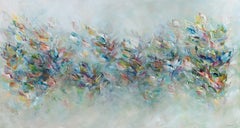 Luxury of the Wilderness - Soft Abstract Floral Landscape Painting