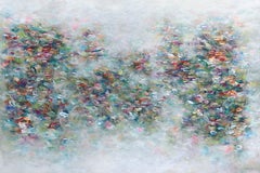 Nympheas De Mon Coeur - Soft Abstract Floral Landscape Painting
