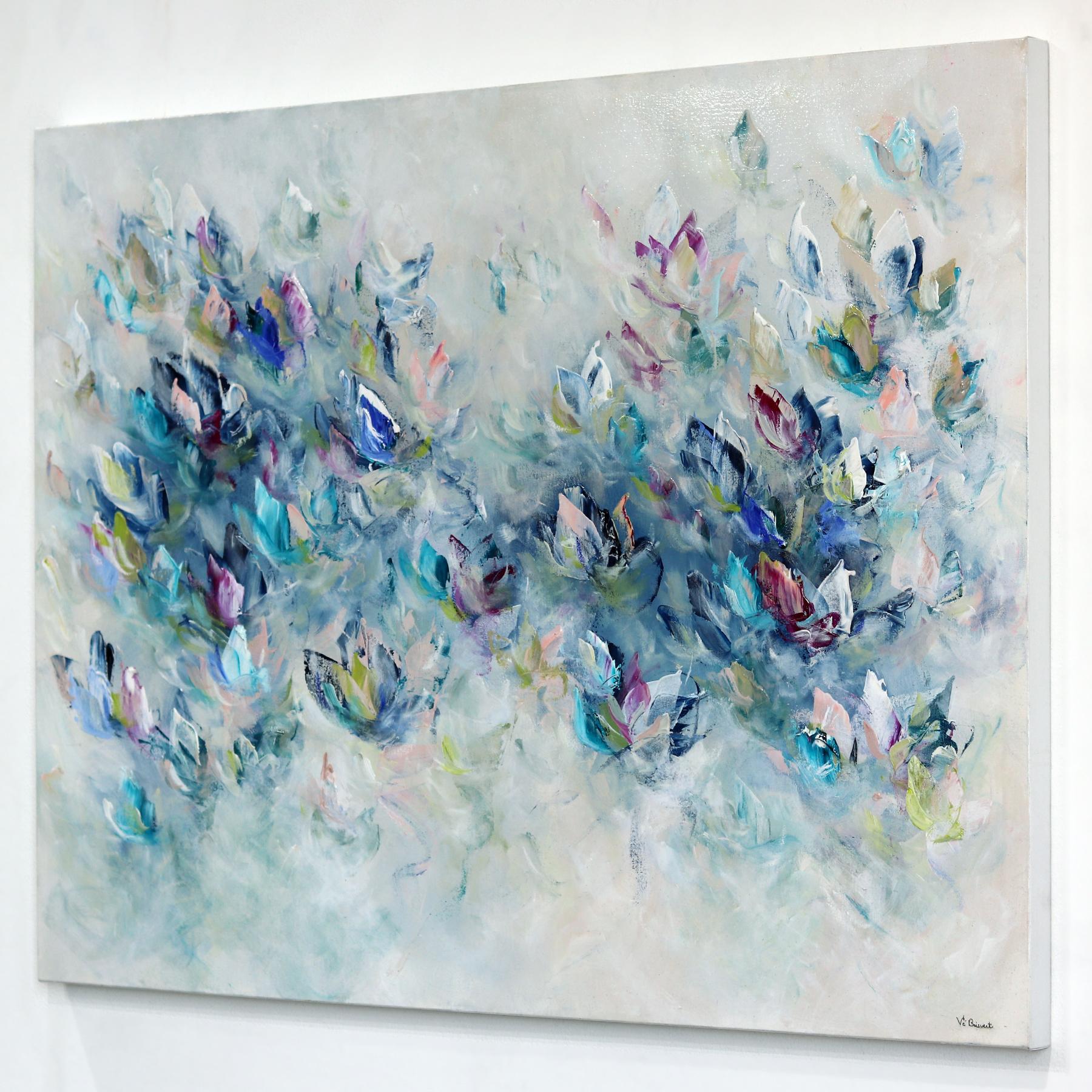 Poetry Of The Sky - Soft Abstract Floral Painting 2