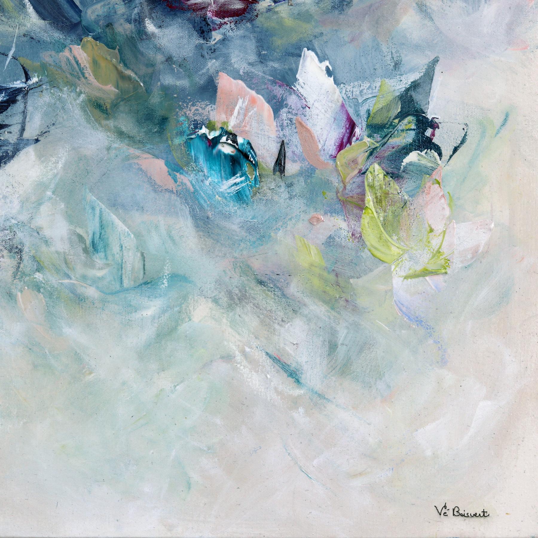 Poetry Of The Sky - Soft Abstract Floral Painting 3