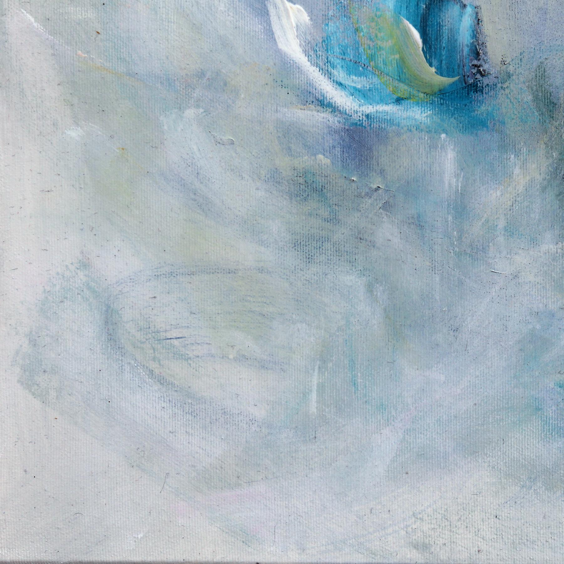 Poetry Of The Sky - Soft Abstract Floral Painting 4