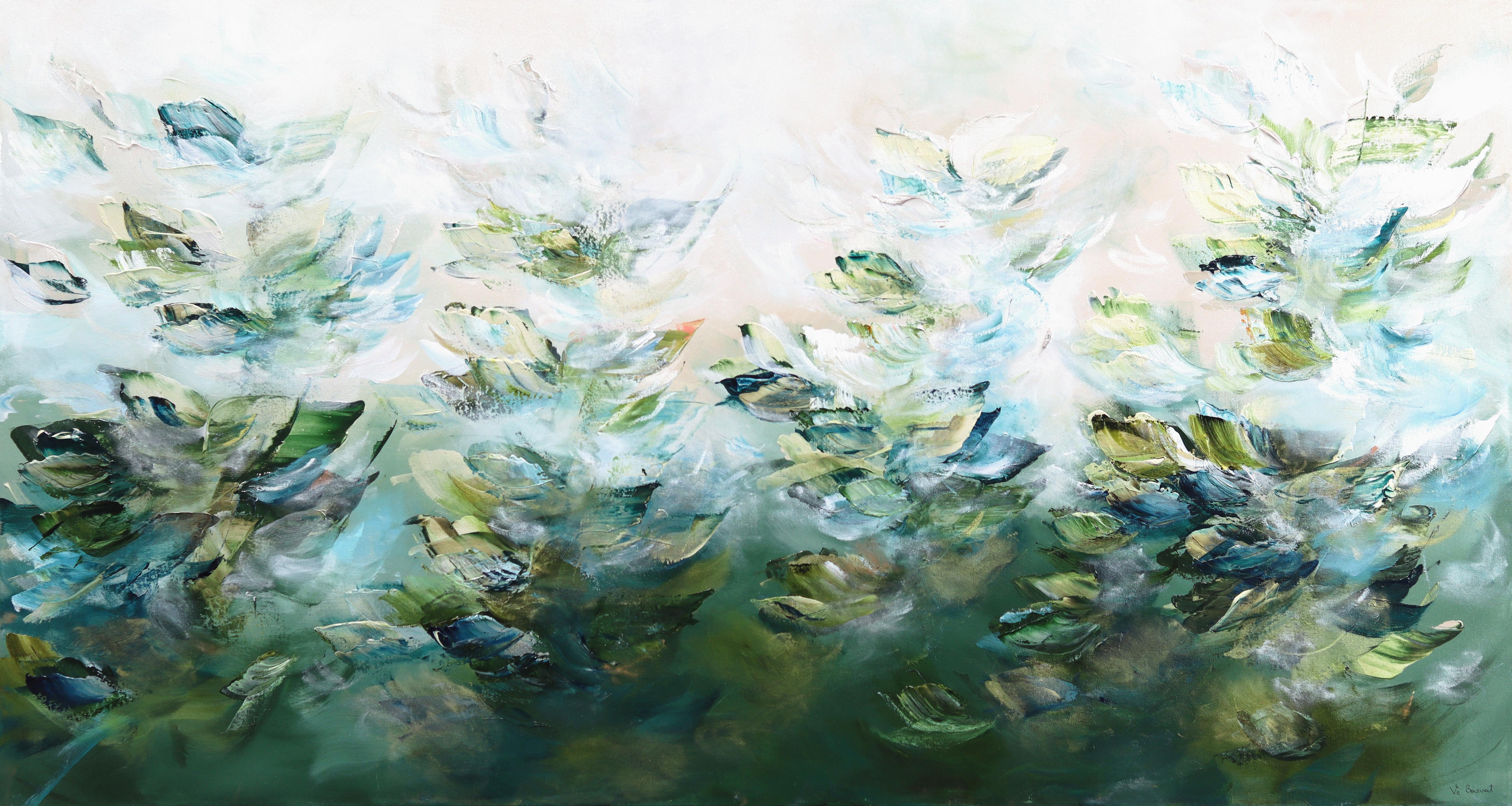 Vè Boisvert Abstract Painting - Pura Vida  - Modern Abstract Earthy Tone Textural Acrylic Painting on Canvas