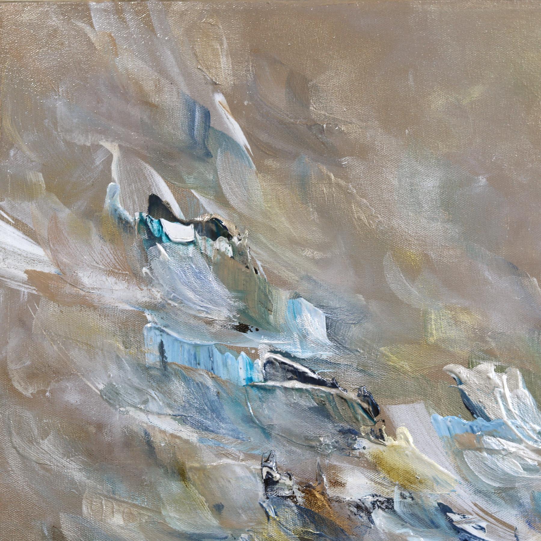 Drawing inspiration from an immersive and impressionistic interpretation of nature, Canadian artist Vé Boisvert paints textural original artworks that capture the fleeting effects of light and color expressed in the ephemeral qualities of her
