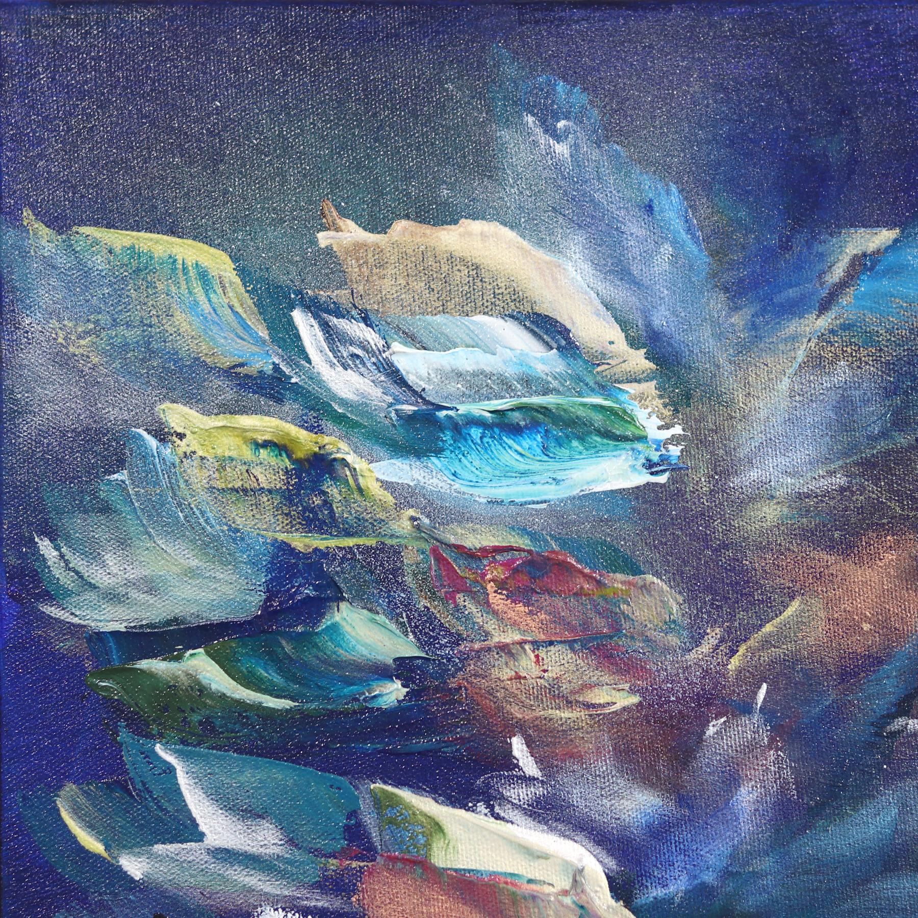 Drawing inspiration from an immersive and impressionistic interpretation of nature, Canadian artist Vé Boisvert paints textural original artworks that capture the fleeting effects of light and color expressed in the ephemeral qualities of her