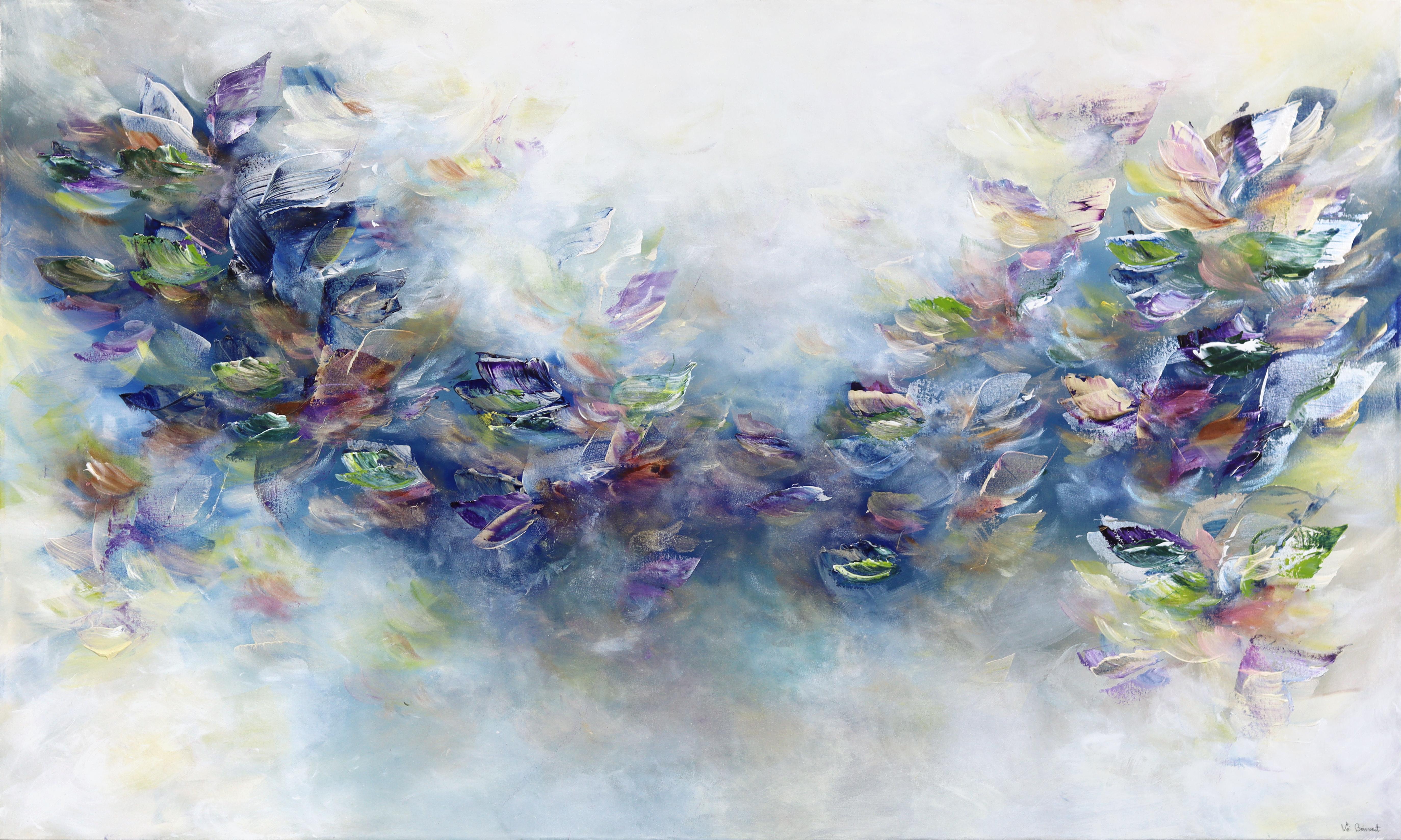 Vè Boisvert Abstract Painting - Universe is With You - Large Scale Abstract Textural Acrylic Painting on Canvas