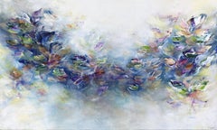 Universe is With You - Large Scale Abstract Textural Acrylic Painting on Canvas