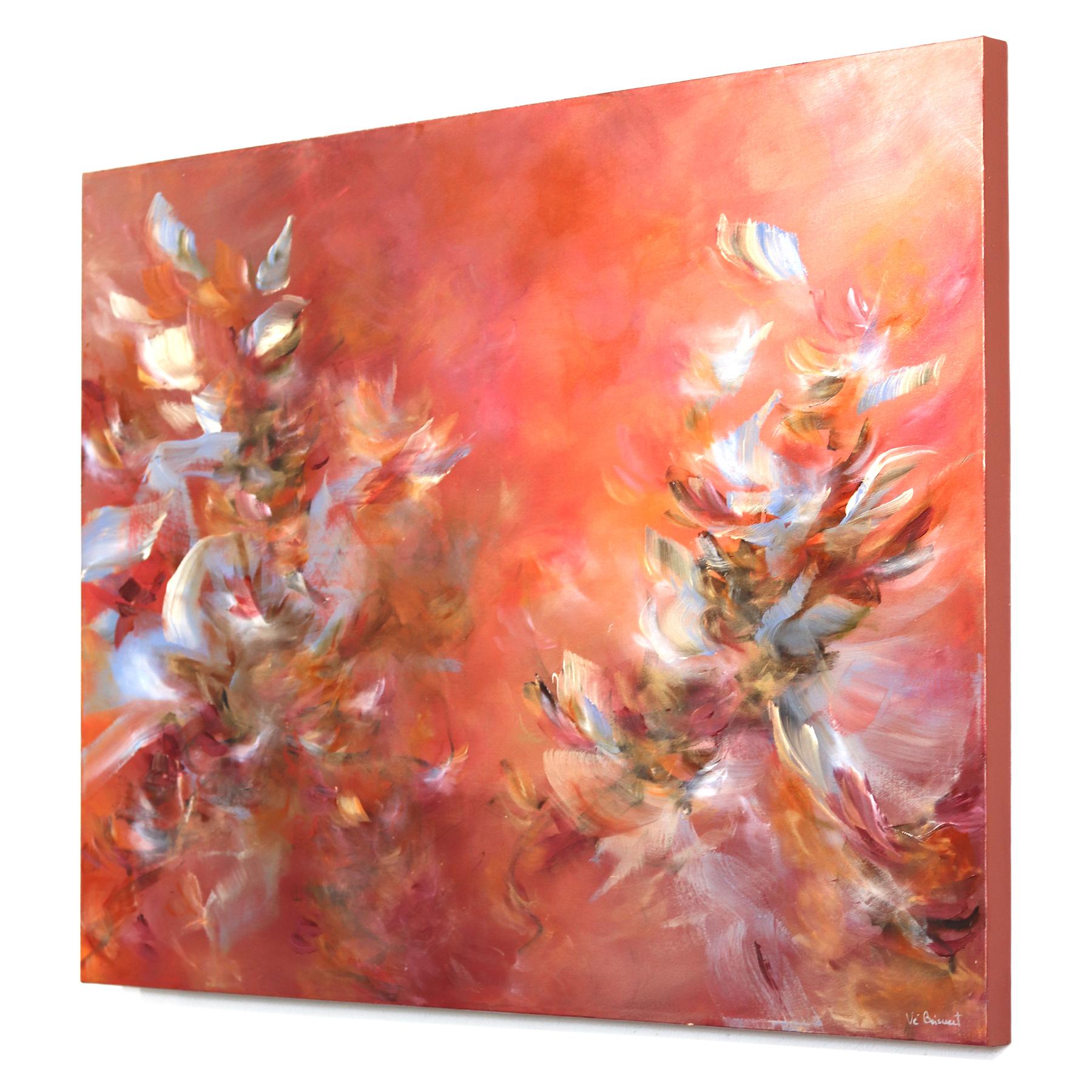 Die kanadische Künstlerin Vé Boisvert lässt sich von einer eindringlichen und impressionistischen Interpretation der Natur inspirieren und malt strukturierte Originalkunstwerke, die die flüchtigen Effekte von Licht und Farbe einfangen, die in den