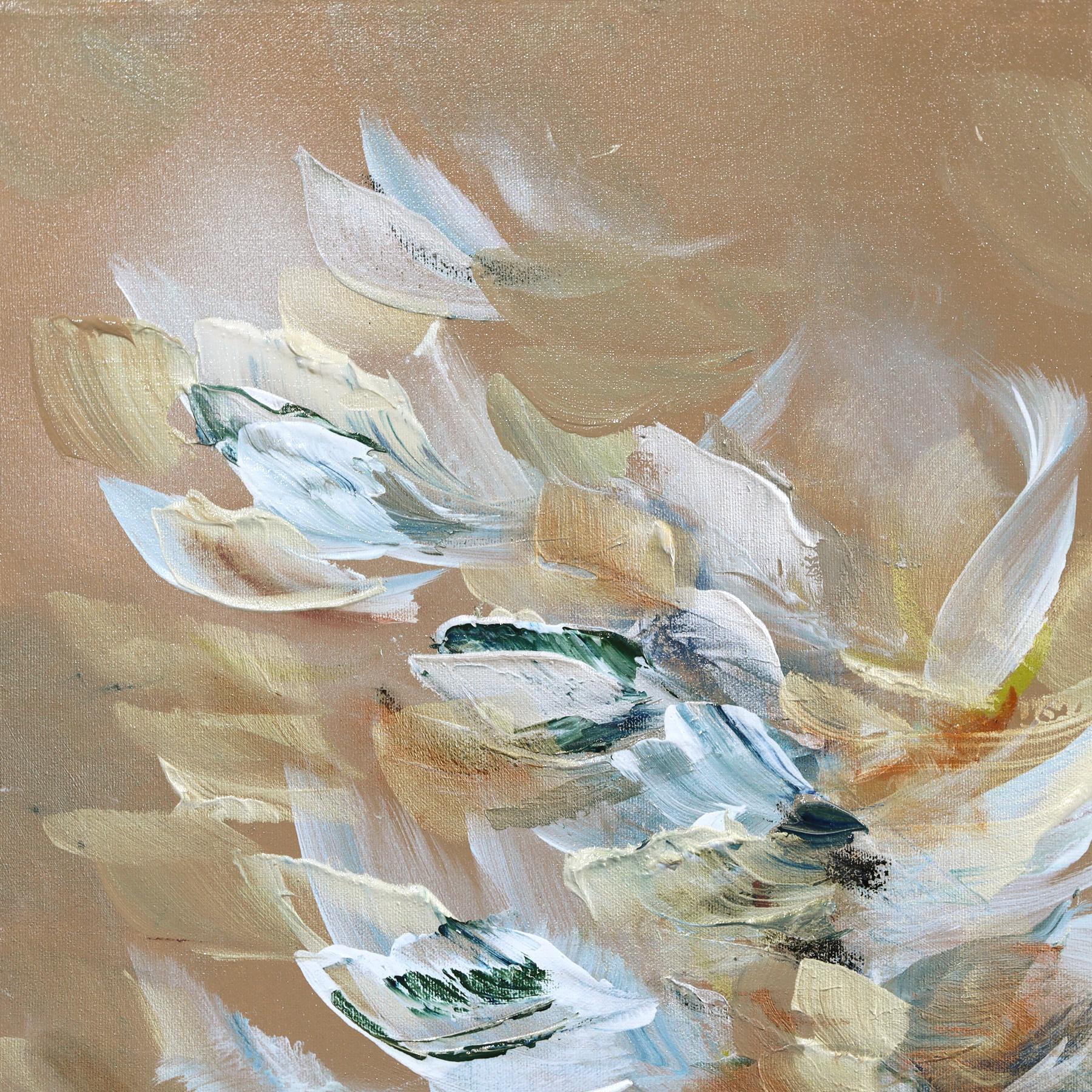 S'inspirant d'une interprétation immersive et impressionniste de la Nature, l'artiste canadienne Vé Boisvert peint des œuvres originales texturées qui capturent les effets fugaces de la lumière et de la couleur exprimés dans les qualités éphémères