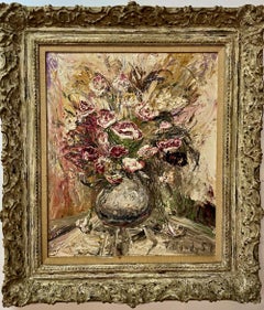 (Untitled) A Tonalist’s Triumph of Roses and Anthurium