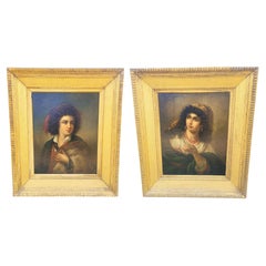 V Caprile, Portrait Of A Neapolitan Couple, Late 19th Century