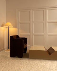 Table basse "V" - Italie années 1980