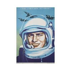 1980 Original Soviet Poster – “Glory to Soviet Pilots!”