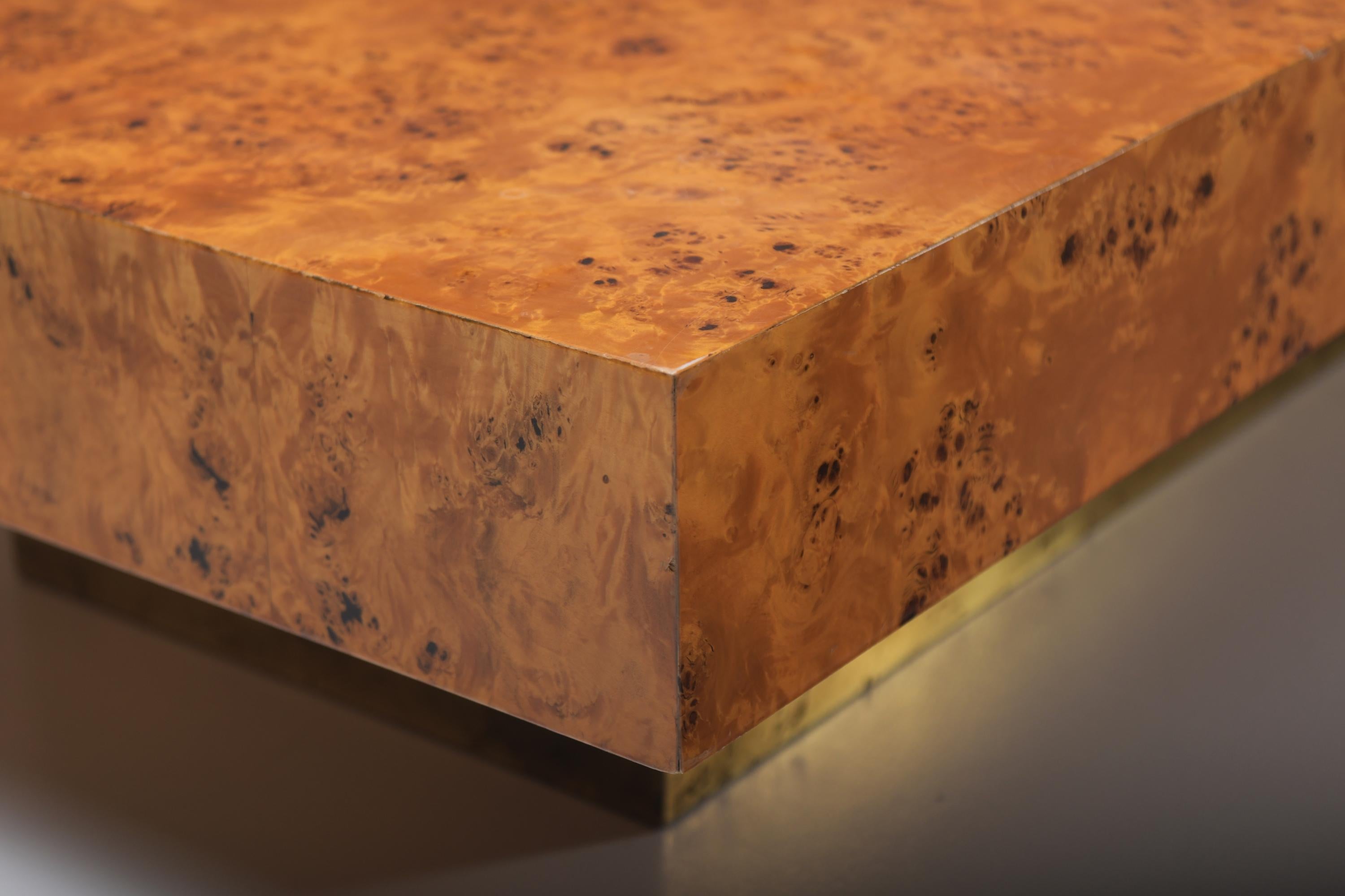 20ième siècle Table basse vintage attribuée à Jean-Claude Mahey pour Roche Bobois