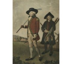 V. Green after L. Abbott - 1790 Aquatint, Goffers At Blackheath