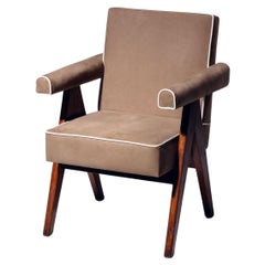 V-leg Committee Chair by Pierre Jeanneret for Chandigarh, India, Circa 1953-54