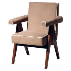 V-leg Committee Chair by Pierre Jeanneret for Chandigarh, India, Circa 1953-54