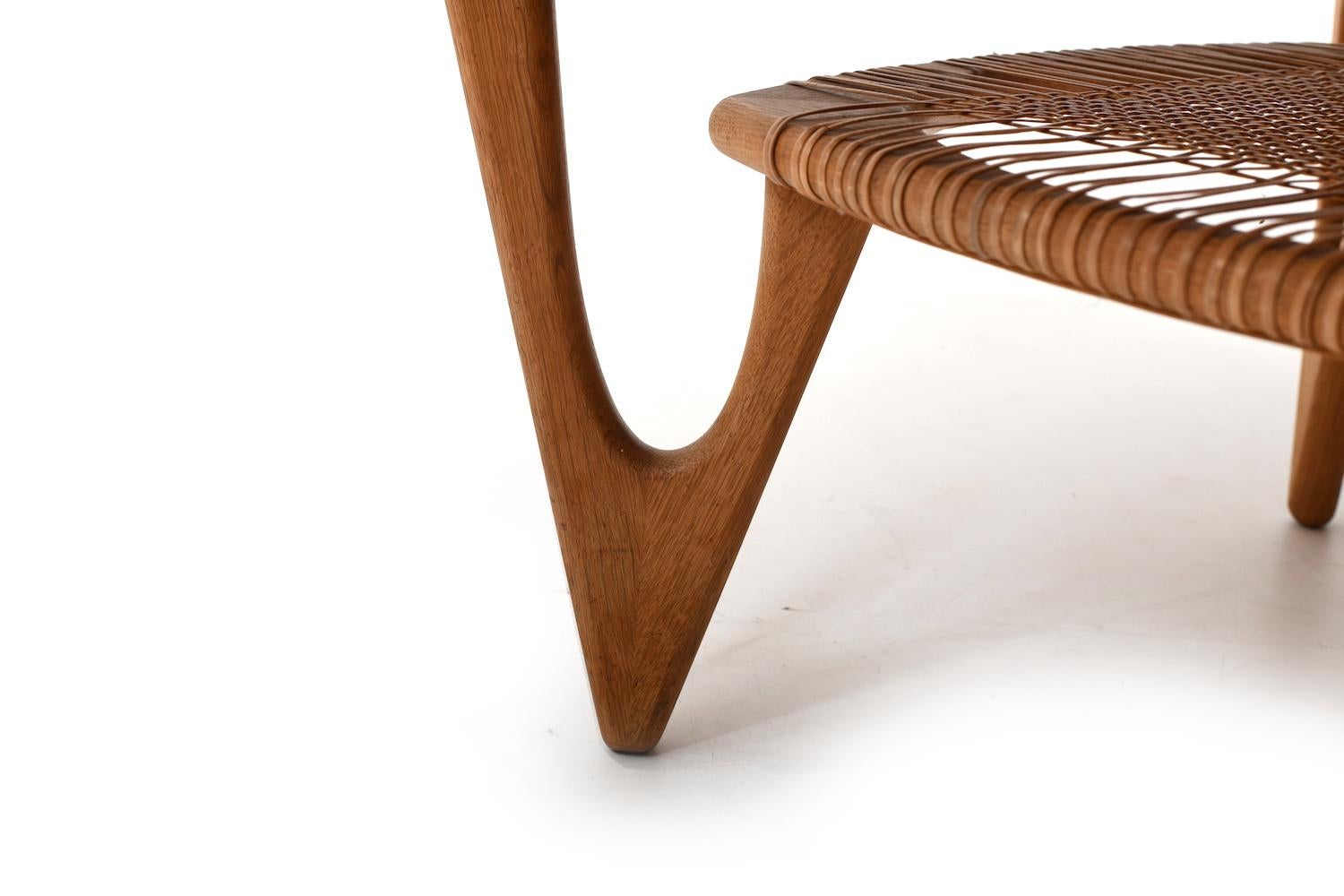 V Legs Shaped Sofa Table by Kurt Østervig 1950s 2