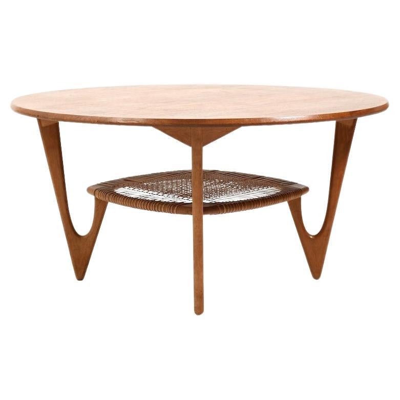 V Legs Shaped Sofa Table by Kurt Østervig 1950s