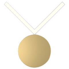 V.I.I., lampada da parete in ottone di Atelier A.