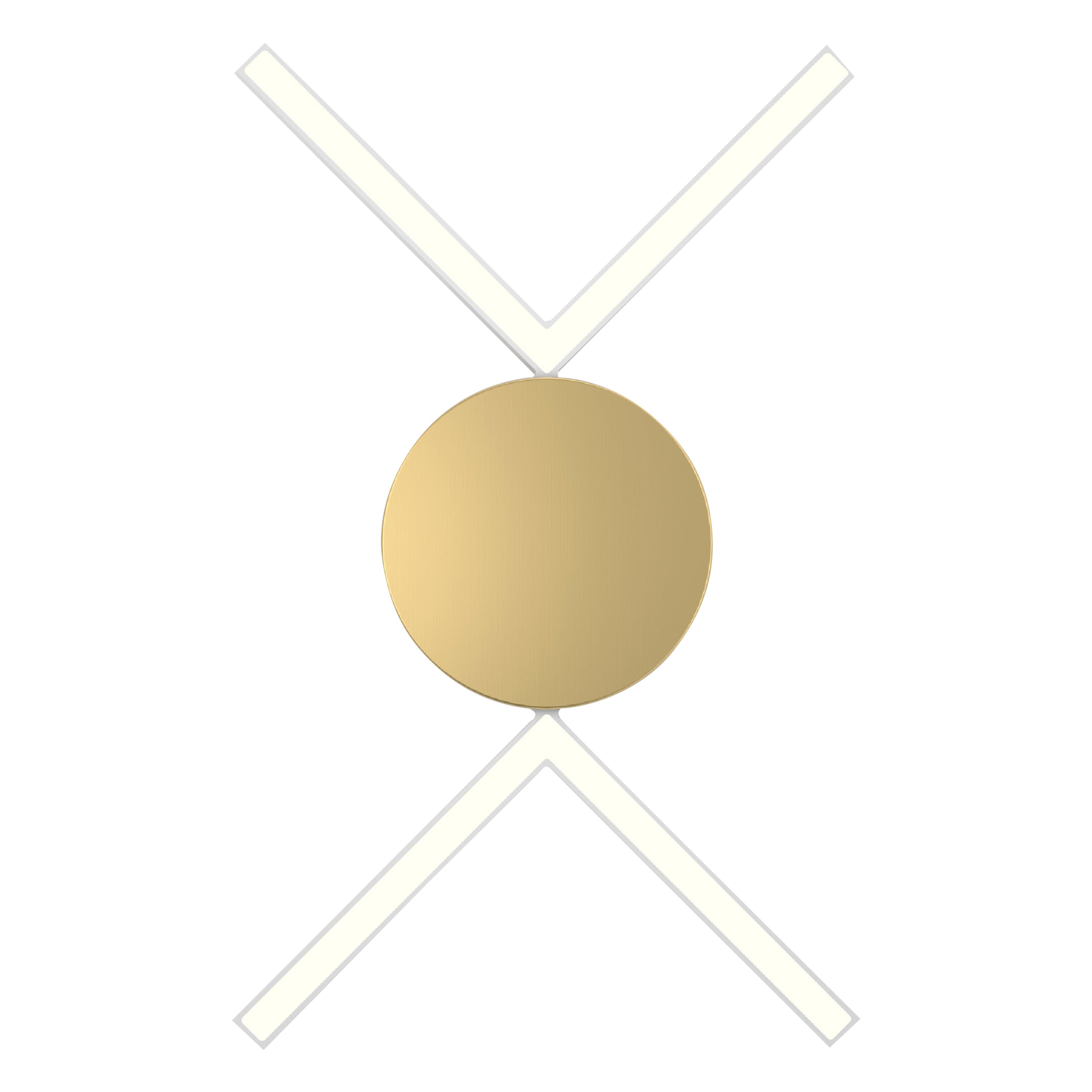 V.I.I. Lampada da parete in ottone II di Atelier A.