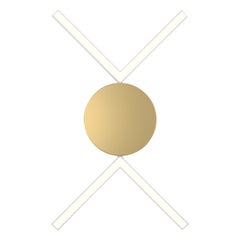 V.I.I. Lampada da parete in ottone II di Atelier A.