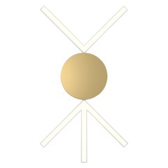 V.I.I. Lampada da parete in ottone III di Atelier A.