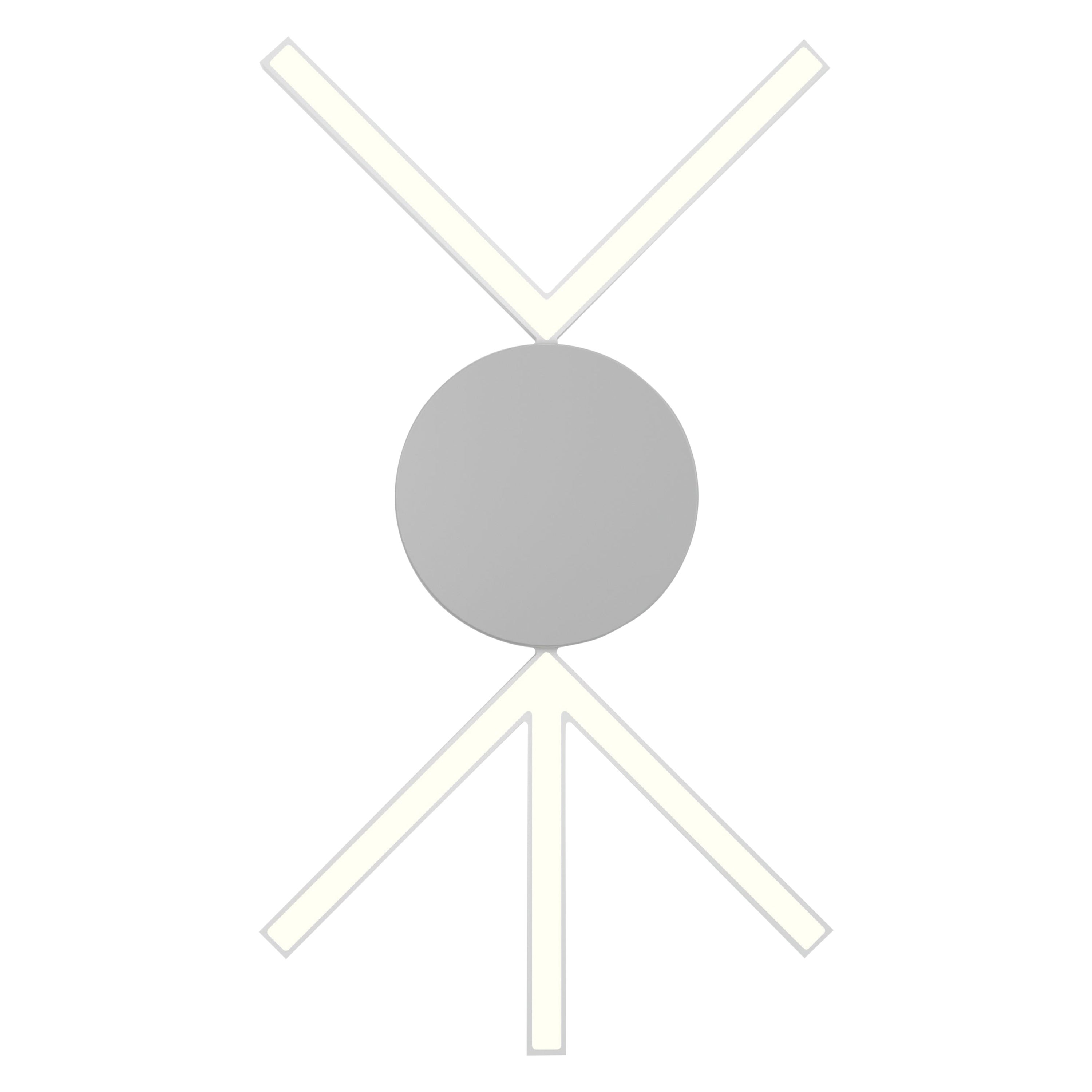 V.I.I. lampada da parete in nichel III di Atelier A.