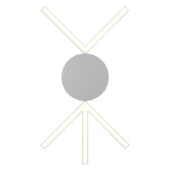 V.I.I. lampada da parete in nichel III di Atelier A.