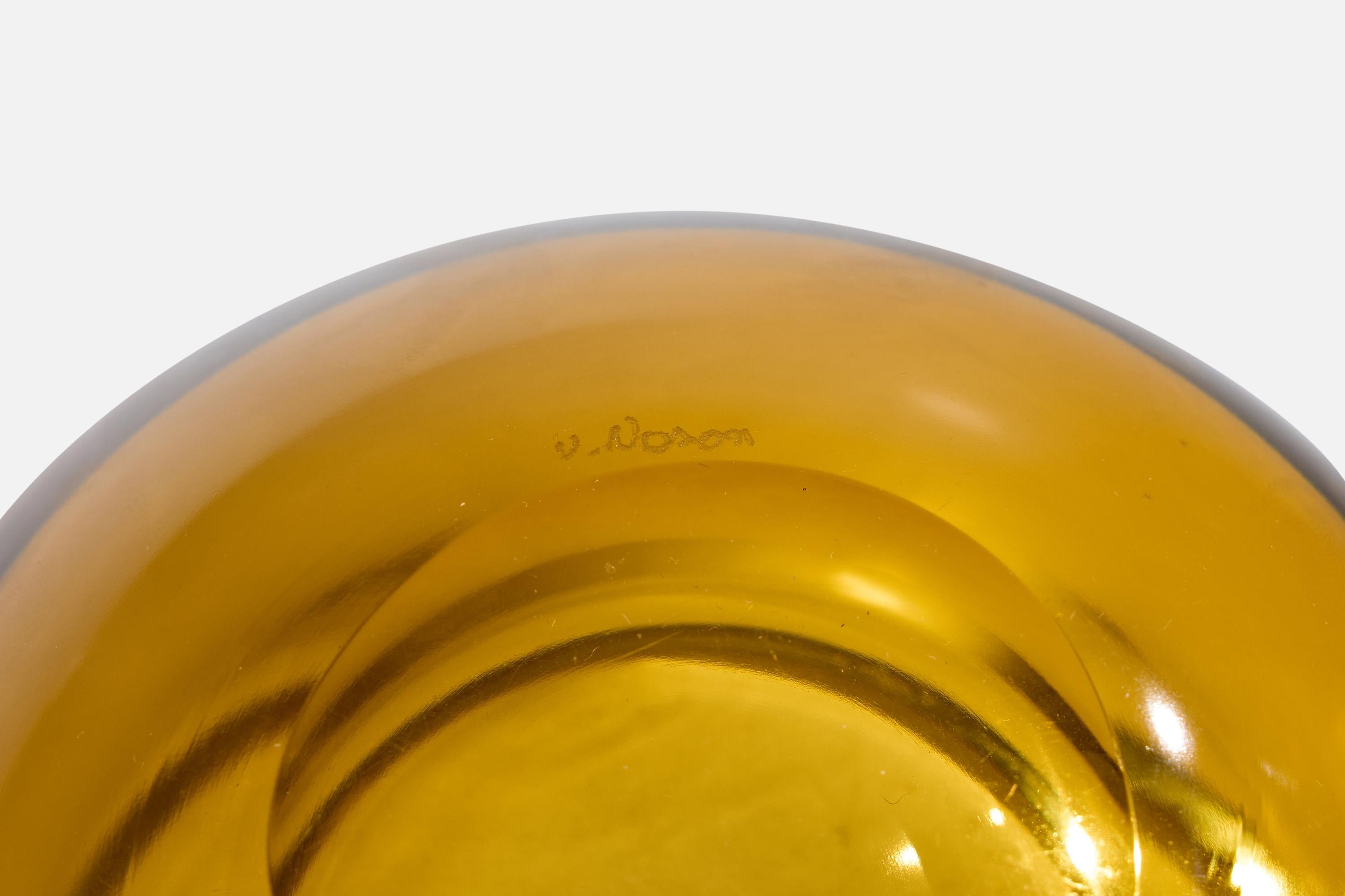 Fin du 20e siècle V. Nason & C., Bol, Verre, Italie, années 1970 en vente