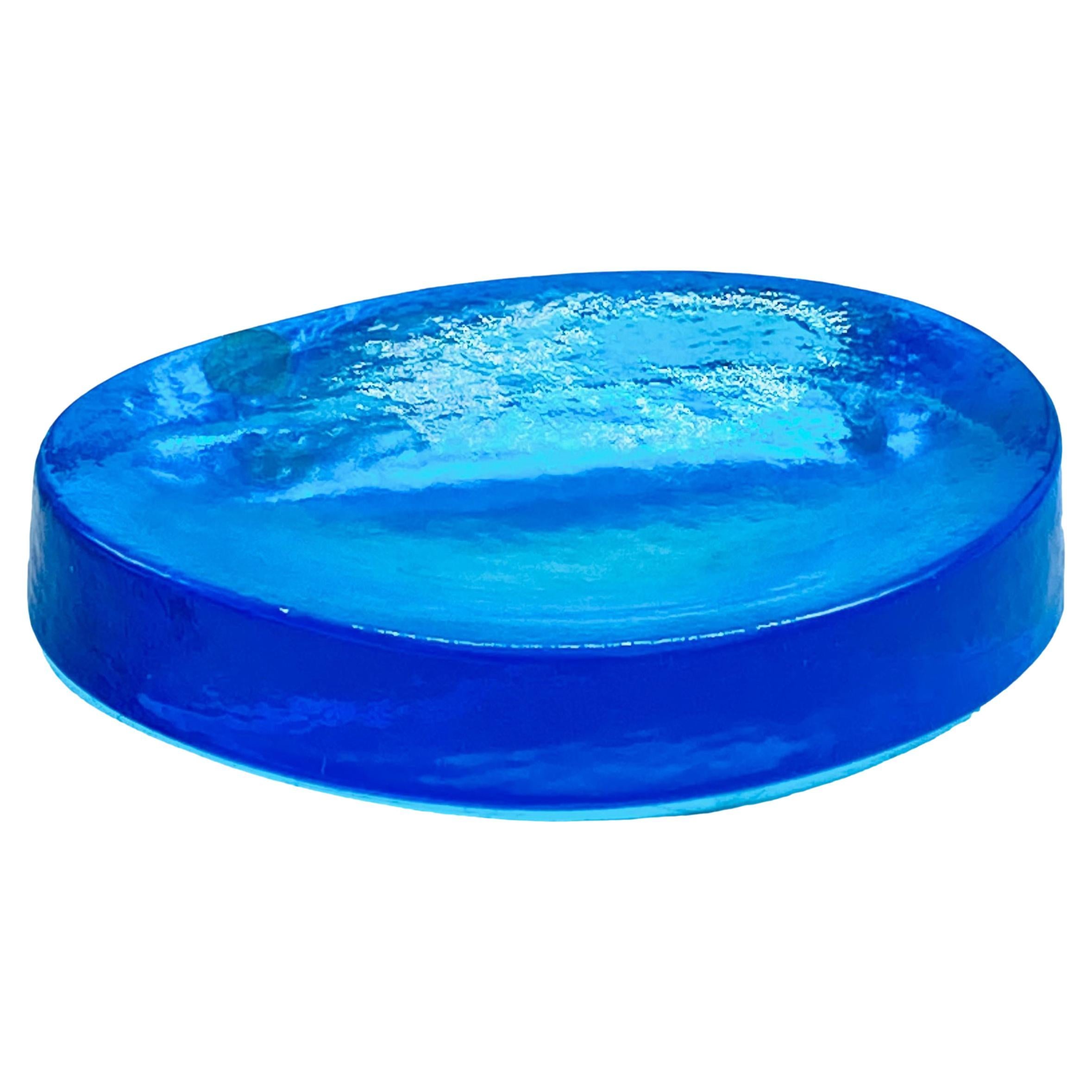 Blue Murano glass 'Collezione' ashtray designed by Carlo Nason in Italy during the 1970s and produced by V. Nason & C. 
Vincenzo Nason founded his glassworks, Vincenzo Nason & Cie (VNC), on the island of Murano, Venice, Italy, in 1967, having