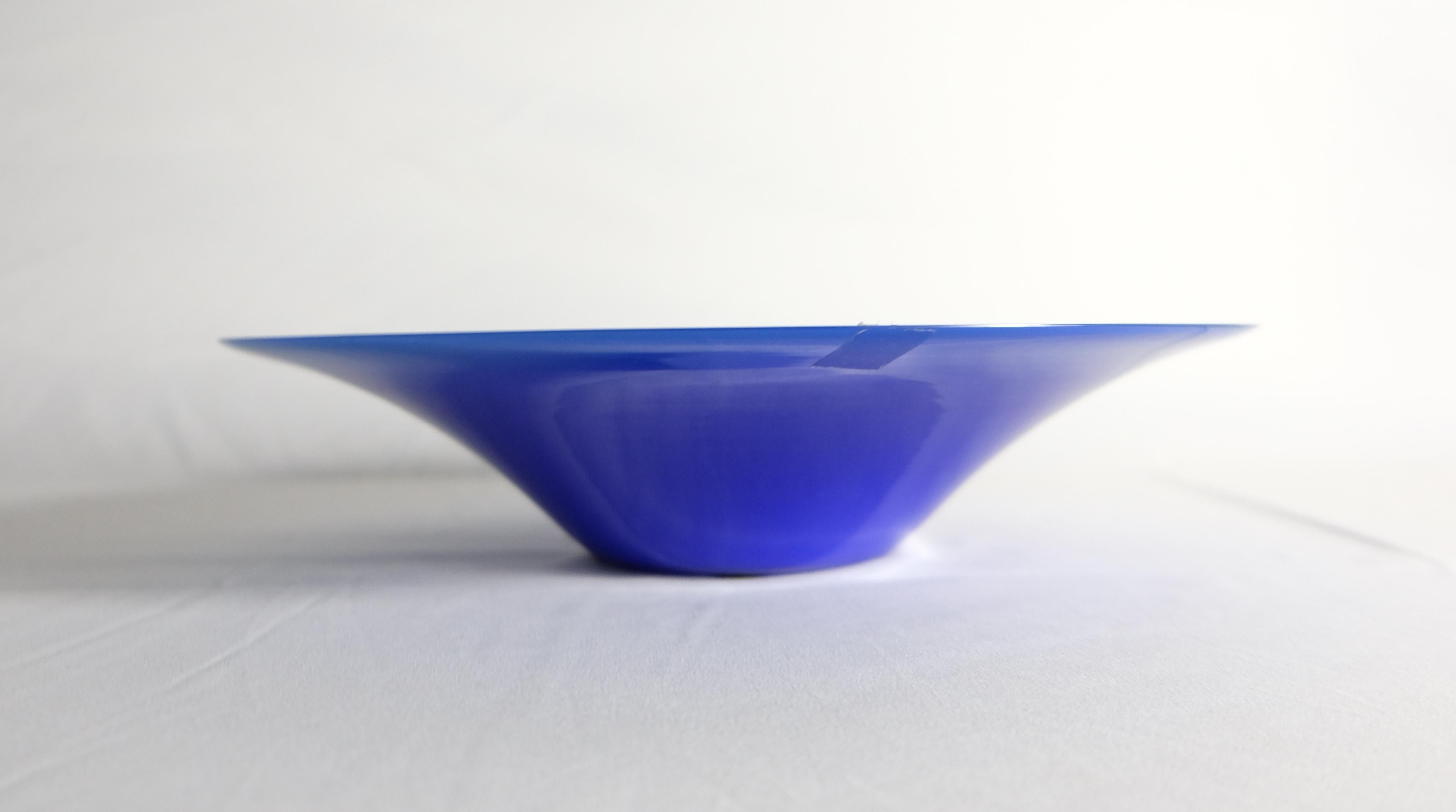 Modern V. Nasson & C. Murano Art Glass Plate / Bowl, Italy For Sale