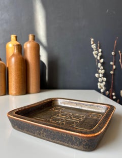 V. Petersen for Royal Copenhagen Stoneware Vide-Poche, 1960s