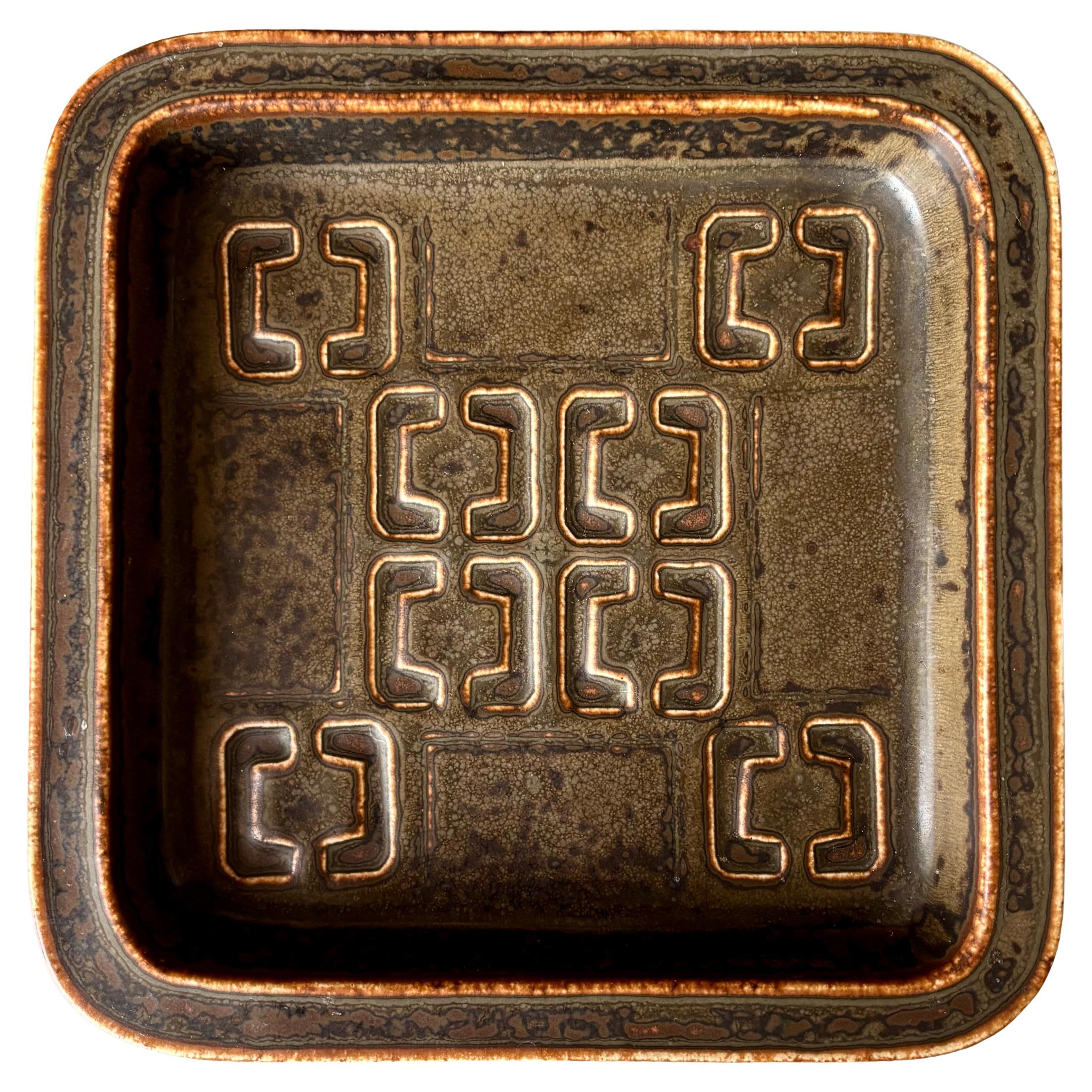 V. Petersen for Royal Copenhagen Stoneware Vide-Poche, 1960s