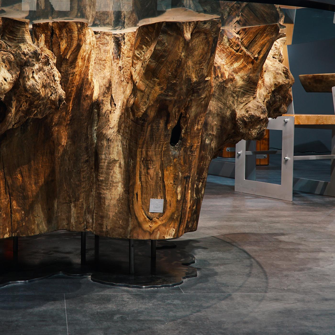 tree root dining table
