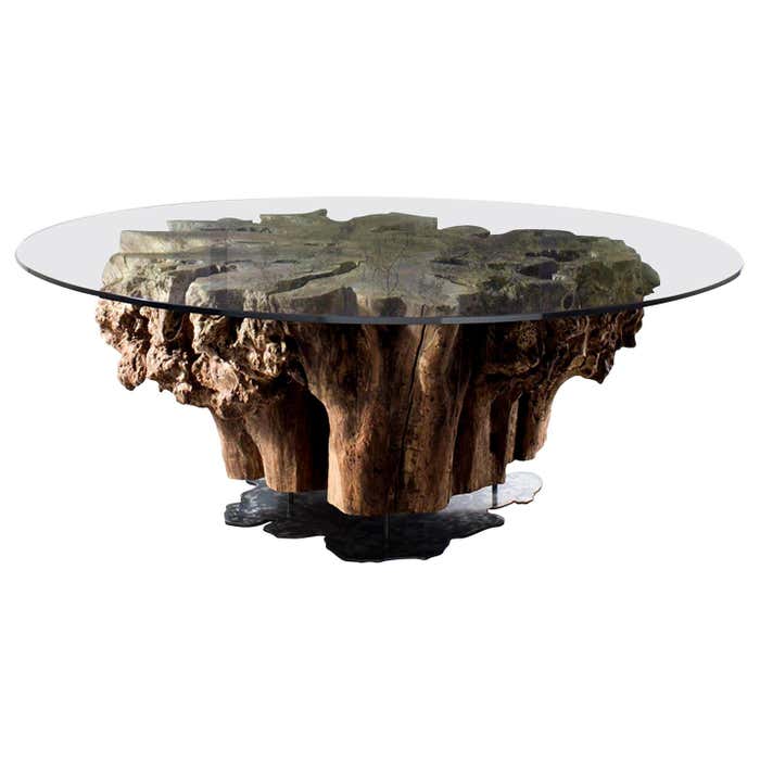 V-Root Dining Table For Sale at 1stDibs | root tables for sale, root ...