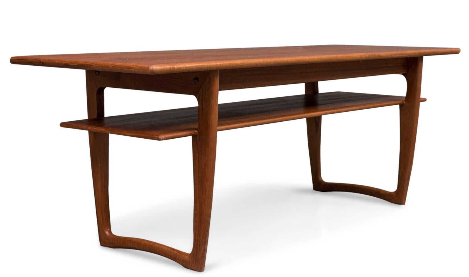v shaped coffee table