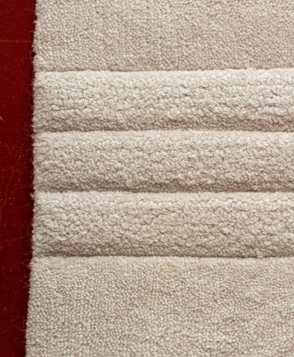 V' Soske Modern Hellgrauer Teppich, 19' x 15' (Wolle) im Angebot