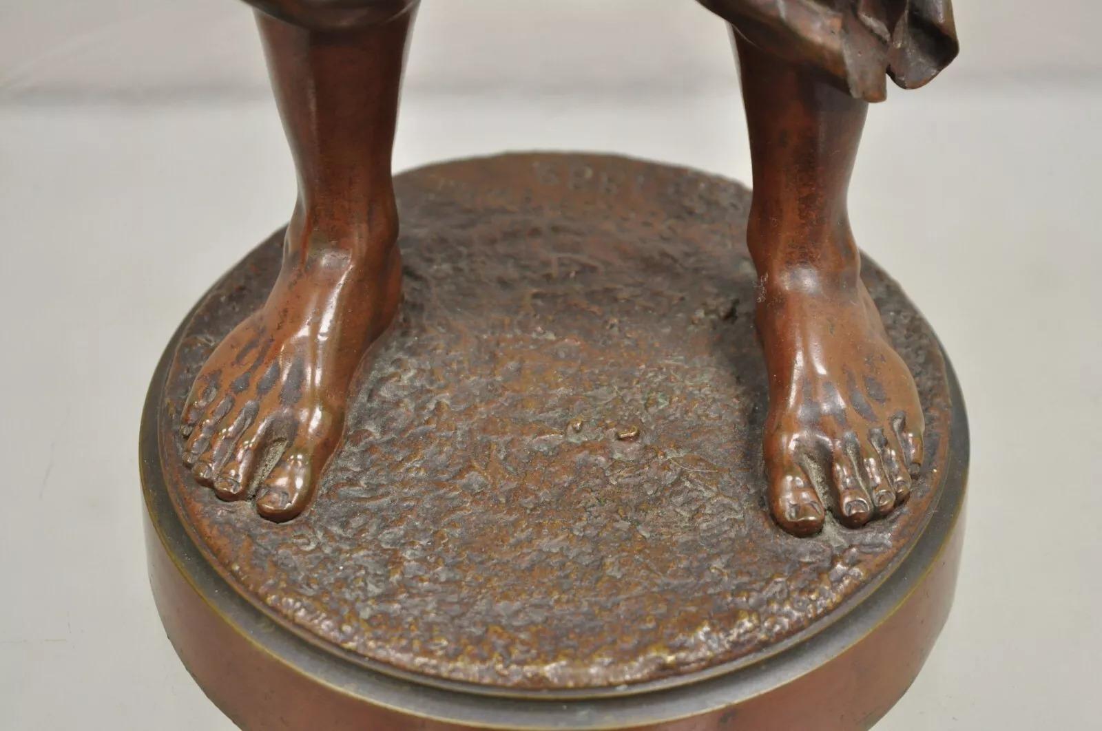 V. Statua di bronzo francese Szczeblewski 