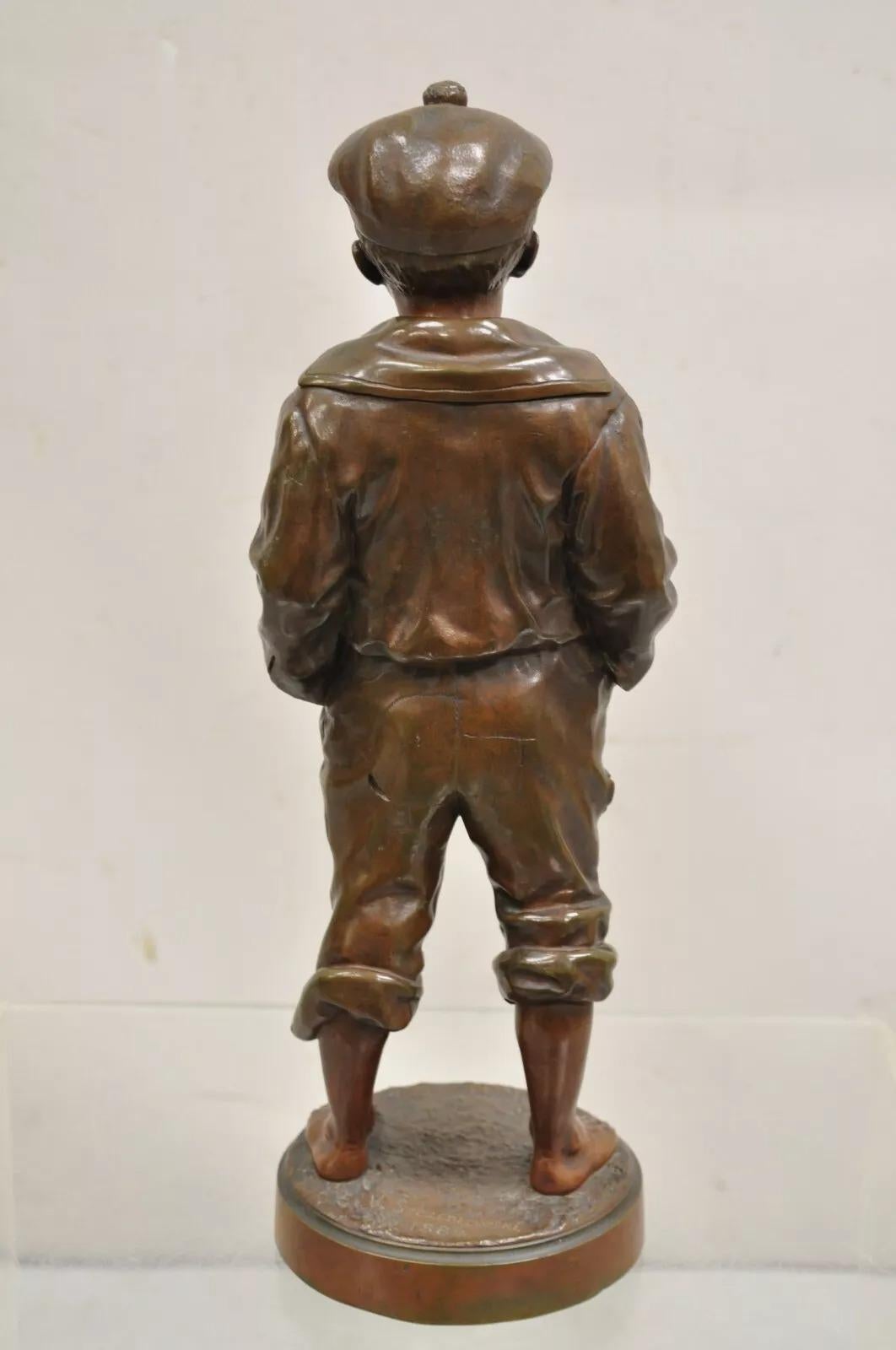 Bronzo V. Statua di bronzo francese Szczeblewski 