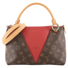 V Tote Monogram Canvas and Leather BB