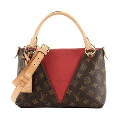 V Tote Monogram Canvas and Leather BB