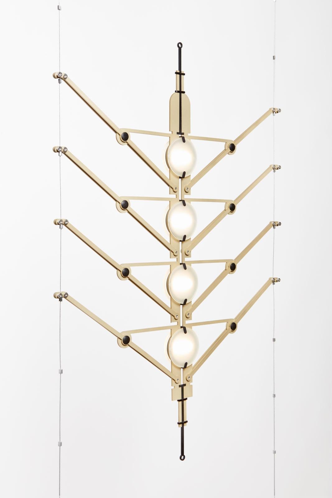 Aluminium V-V-V 6 Modules, Lampe à Séparation Spatiale/Lampe Murale, Europe, par Vantot en vente