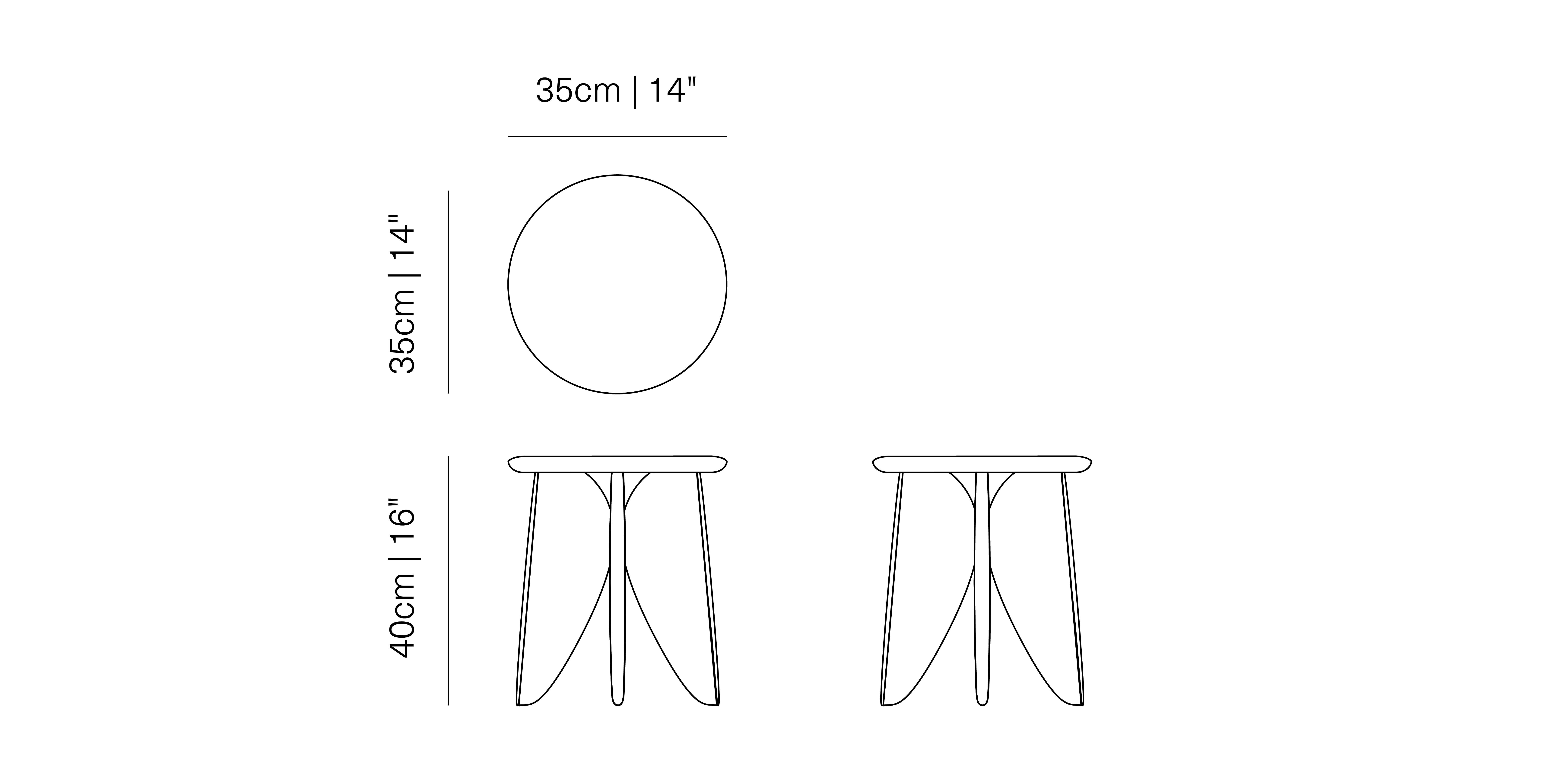 Noviembre V Stool, Side Table inspired in Brancusi in Oak Wood by Joel Escalona In New Condition In Estado de Mexico CP, Estado de Mexico