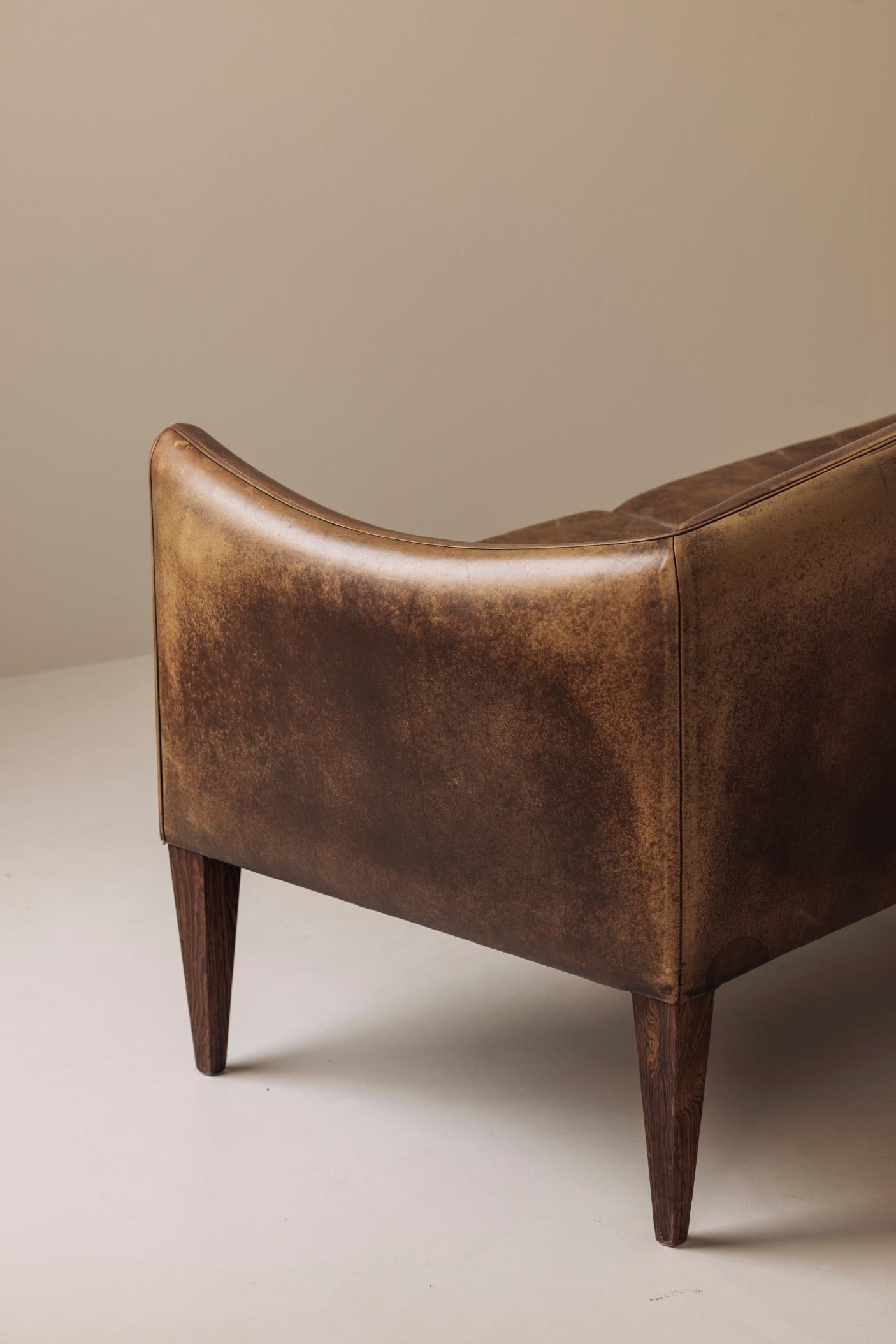 Canapé V12 par Illum Wikkelsø pour Holger Christiansen, Danemark, années 1960 en vente 11