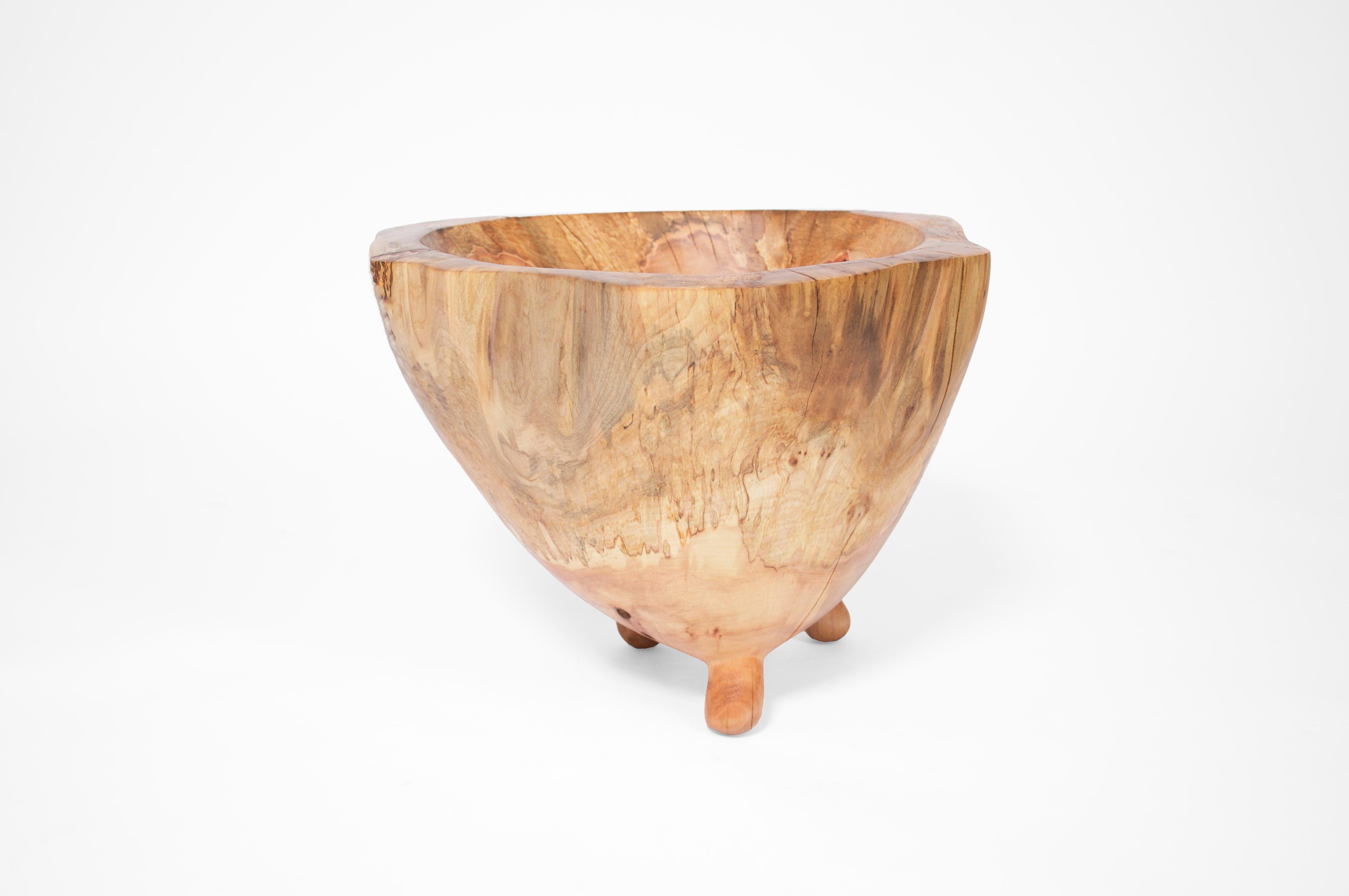 XXI secolo e contemporaneo V1315 Vaso in Oak Wood naturale di Jörg Pietschmann in vendita