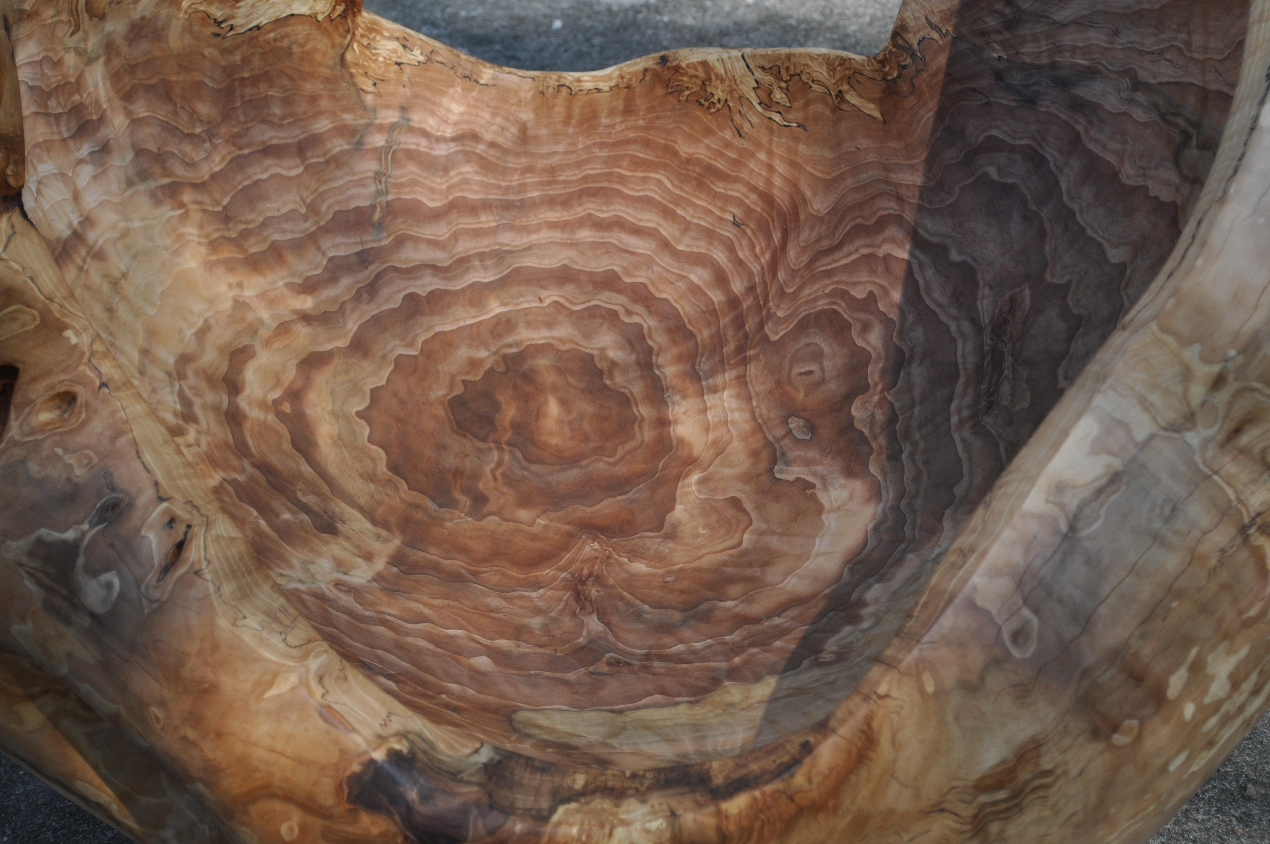 German V1346 Vessel in Natural Beech Wood by Jörg Pietschmann For Sale