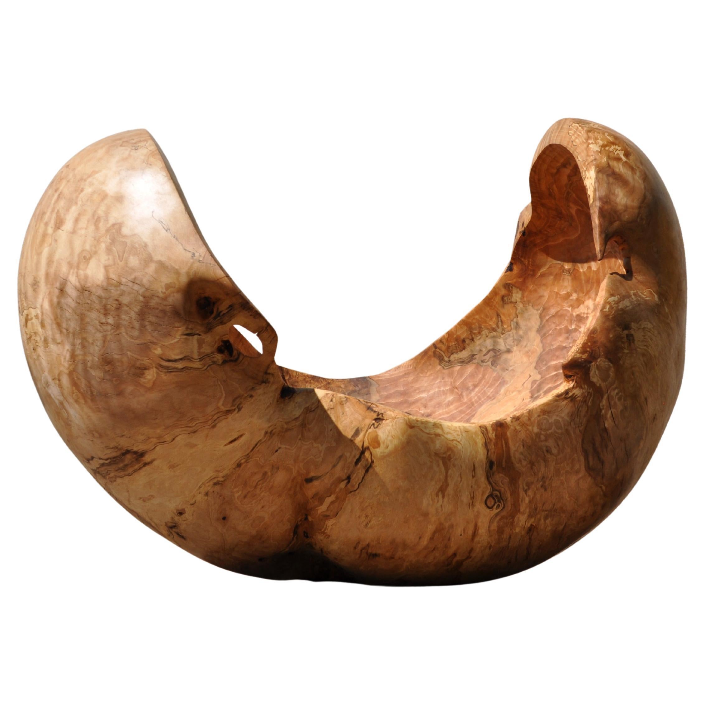 V1346 Vessel in Natural Beech Wood by Jörg Pietschmann