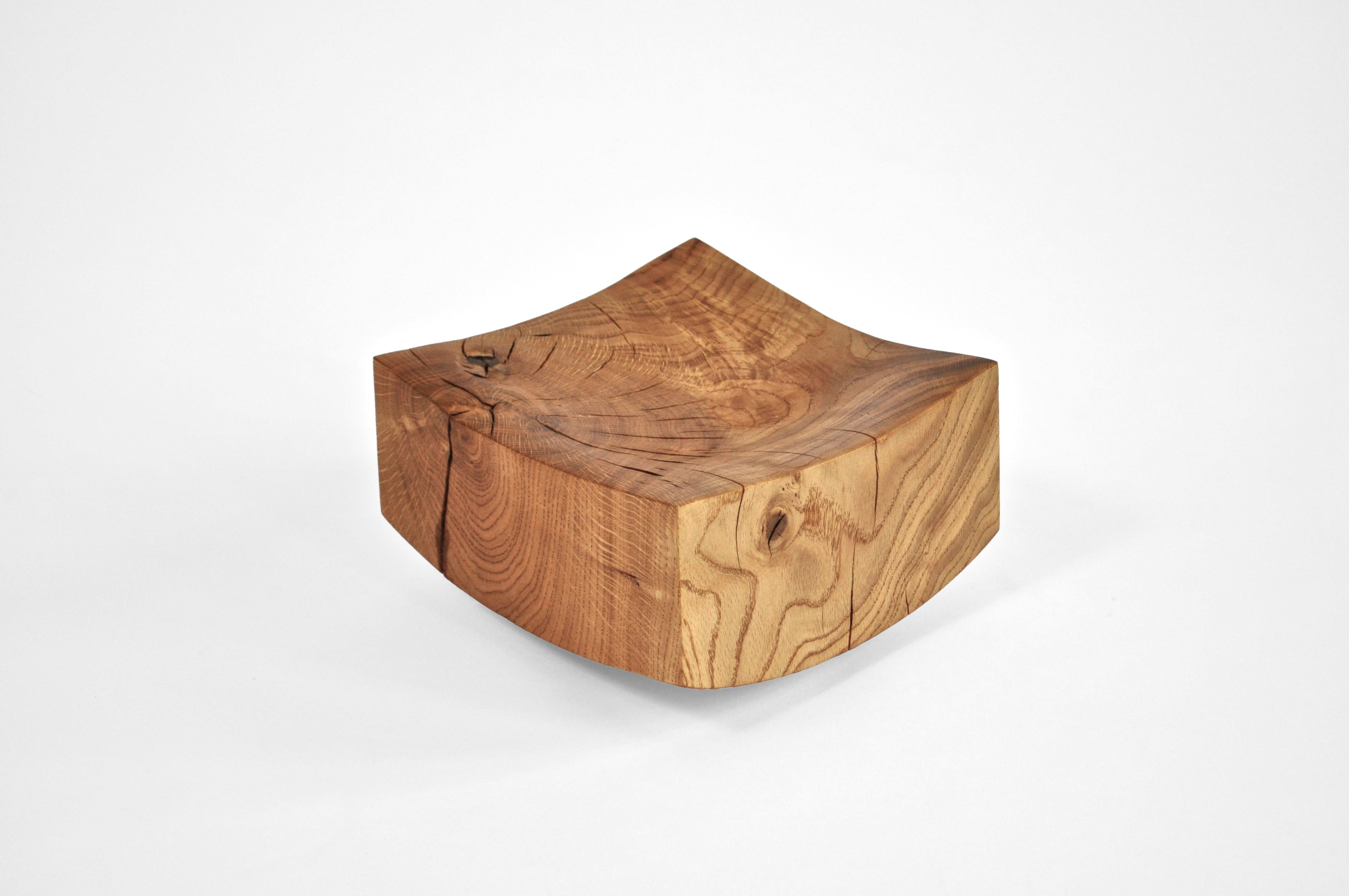 V1719 Recipiente de madera de roble natural by Jörg Pietschmann Alemán en venta