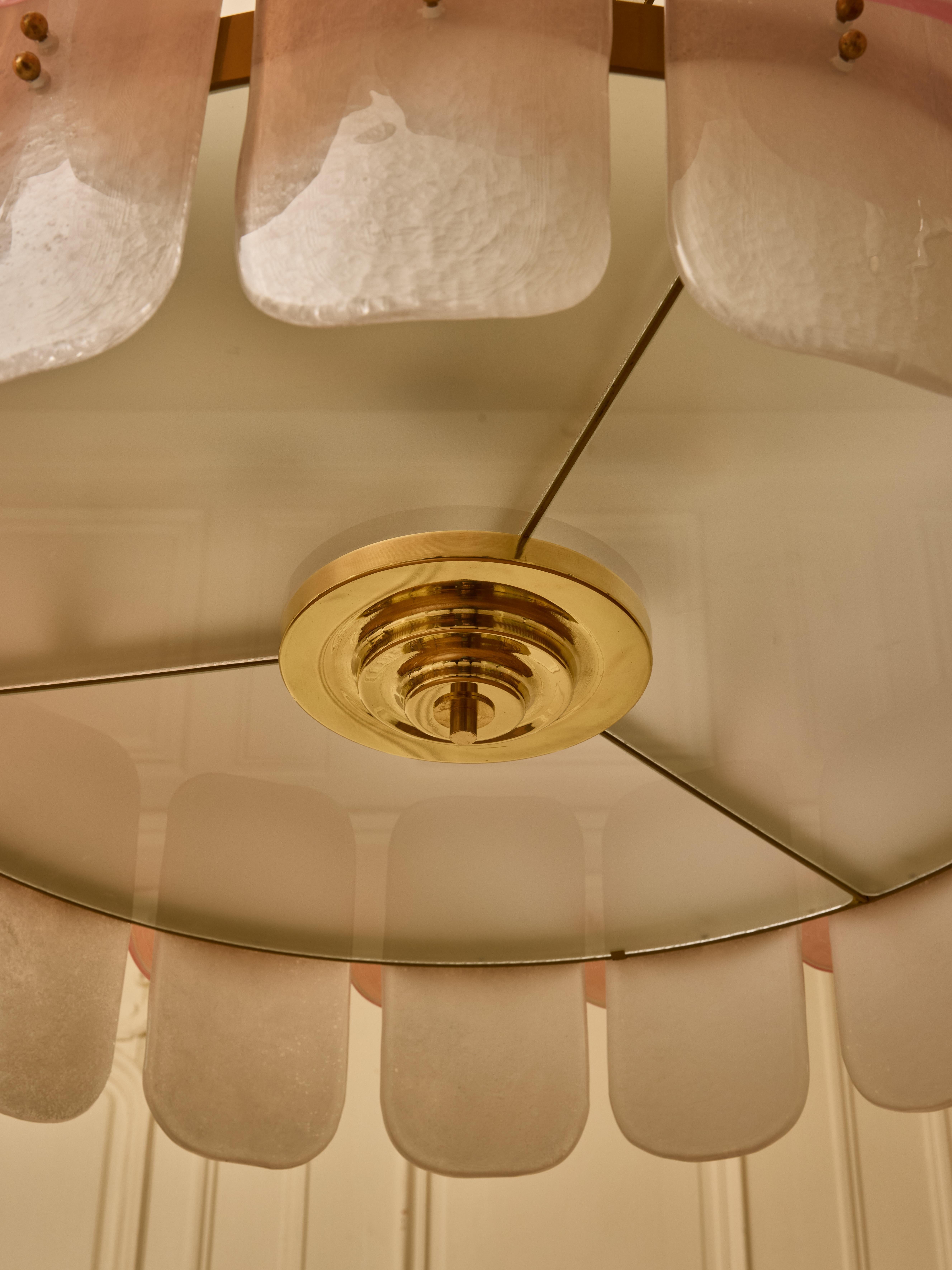 XXIe siècle et contemporain Lustre V2 de Murano par Studio Glustin en vente